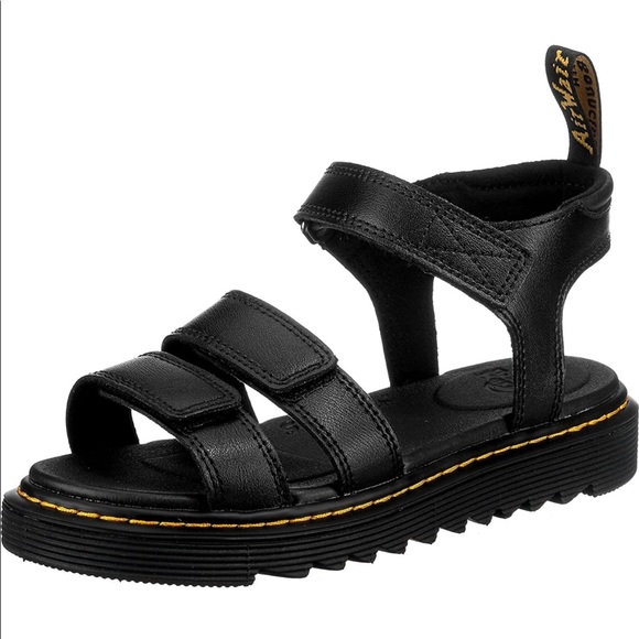 Doc Martens black sandals. Size 6 for Big Kids and never worn. NWT! - Picture 1 of 4